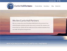 Tablet Screenshot of curtishallpartners.com